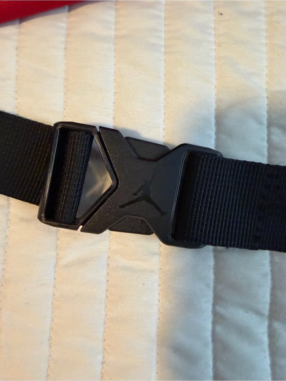 Jordan Red Waist Pack with Black Accents